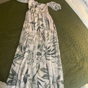 Byegreis Paloma maxi dress, empire waist